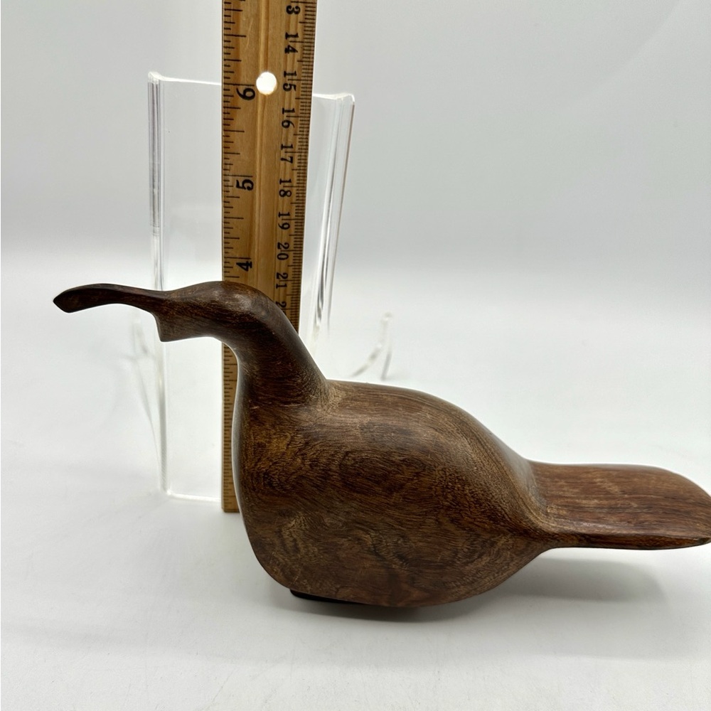 Wooden Ironwood Quail Figurine. Hand Sculpted Art. - Picture 9 of 12
